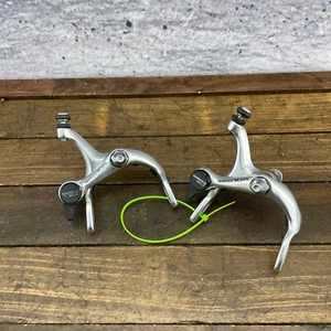 Vintage Shimano 105 Brake Caliper Set BR-1050 SLR Side Pull Recessed Eroica B0 - Picture 1 of 13