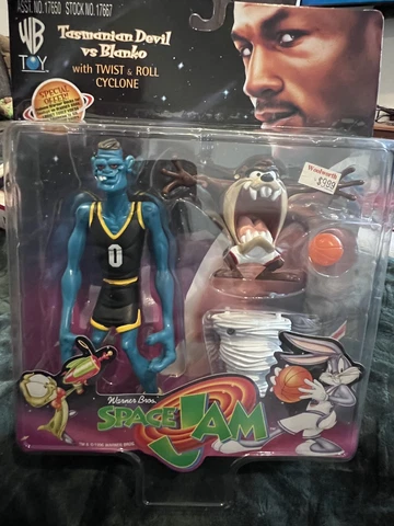 Space Jam Tasmanian Devil VS Blanko Set New 1996 Movie Michael Jordan Amricons Cover