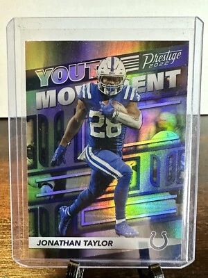 💥2022 Panini Prestige Jonathan Taylor Youth Movement #YM-18 Indianapolis Colts - Image 1 of 2