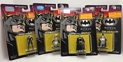ERTL Batman Returns 1992 Diecast Figures Lot of 4 -Penguin, Commandos, Catwoman - Image 1 of 4