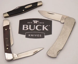 Vintage BUCK USA Made - Lot of Three Used Small Knives - Great Knives to Carry - Picture 1 of 14