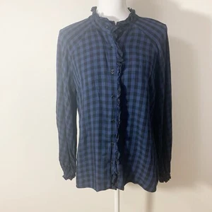 Camisa Cabi Aberdeen a Cuadros Volantes Abotonada Mujer Talla M Estilo 3961 - Imagen 1 de 13