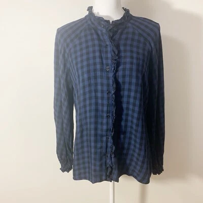 Camisa Cabi Aberdeen a Cuadros Volantes Abotonada Mujer Talla M Estilo 3961 Foto 1 de 4