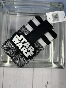 Disney Parks Star Wars Slim Wallet Credit Card Slots Window ID Holder Snap Close - Picture 1 of 2
