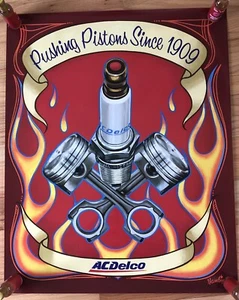 Neu ACDelco Kolben Zündkerze Poster 24” x 30” - Bild 1 von 1