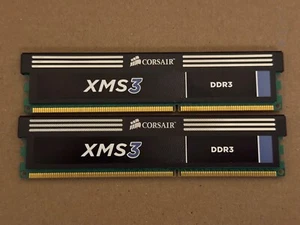 Corsair XMS3 4 GB (2 x 2 GB) DDR3 1600 MHz Desktop Ram Arbeitsspeicher (CMX4GX3M2A1600C9) - Bild 1 von 3