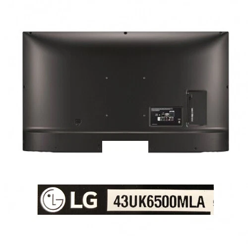 LG 43UK6500MLA Black Back Case NEW - Image 1 of 1