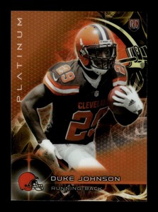 2015 Topps Platinum Orange Refractors #123 Duke Johnson RC
