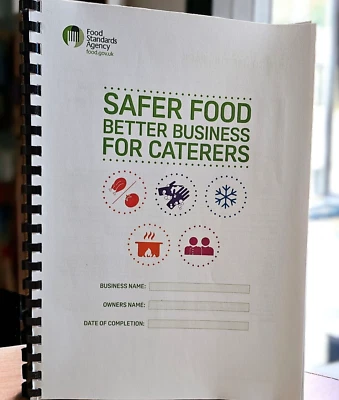 FSA New Safer Food Better Business For Caterers Pack SFBB Food Standard Agency 2025