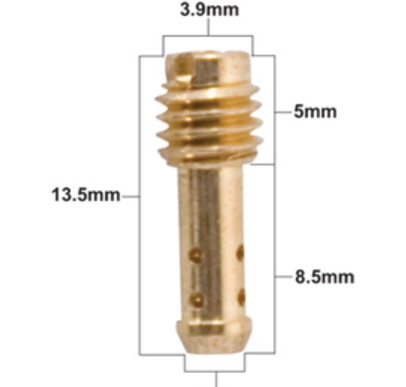 Mikuni - VM22/210-40 - Pilot Jet (VM22/210) for VM, TM & TMX Carburetor, 40