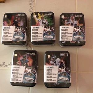 2023 MJ Holding Lot Of (5) Football Tins C Detail  - Picture 1 of 4