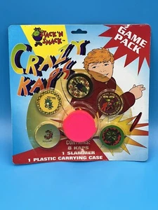 Vintage 1994 Stack N Smack Crazy Kaps Milk Caps Pogs Game Pack - Picture 1 of 4