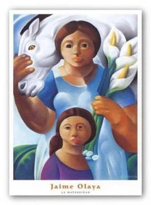 Impresión artística La Maternidad Jaime Olaya 26x19 - Imagen 1 de 1