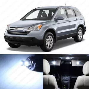 8 x White LED Interior Lights Package For 2007 - 2012 Honda CR-V CRV + PRY TOOL - Picture 1 of 7