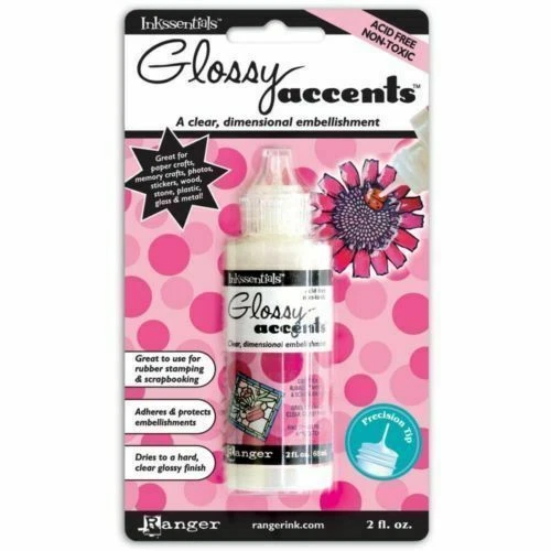 Ranger Inkssentials Glossy Accents 2oz - Clear GAC17042
