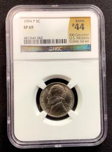 1994 Jefferson Nickel NGC SP 69! ENN Coins - Picture 1 of 2