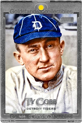 Ty Cobb RARE TOPPS INVESTMENT CARD SSP TIGERS HALL OF FAME MVP MINT - Image 1 of 2