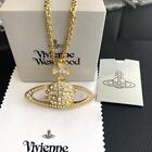Vivienne Westwood Necklace Bas relief gold chain approx. 54 cm IN BOX