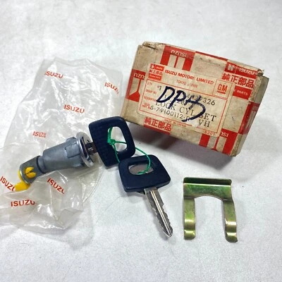 Cylinder Key Door Lock For Isuzu KB20 KBD Chevy Luv 5-79100112-0 NOS Japan - Изображение 1 из 4