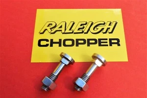 RALEIGH CHOPPER MK1 MK2 MK3 - NUEVOS PERNOS DE ABRAZADERA DE BARRA SISSY DE ACERO INOXIDABLE x 2 - Imagen 1 de 4