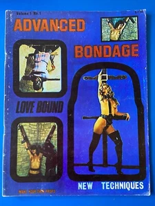 Love Bound Magazine 1973 Vol.1 No.1 Cover Techniques - Foto 1 di 2