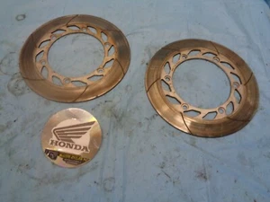 1983 Honda VF 750 Sabre V45 front brake rotors left right 82 83 - Picture 1 of 2