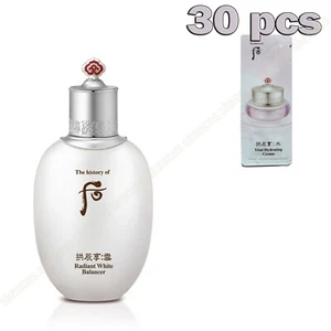 The History of Whoo Gongjinhyang Seol Radiant White Balancer 5oz+Hydrating Cream - Picture 1 of 2