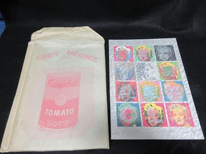 Andy Warhol 1988 -89 Japan Exhibition Catalog Book w Envelope Program Catalogue - Picture 1 of 12