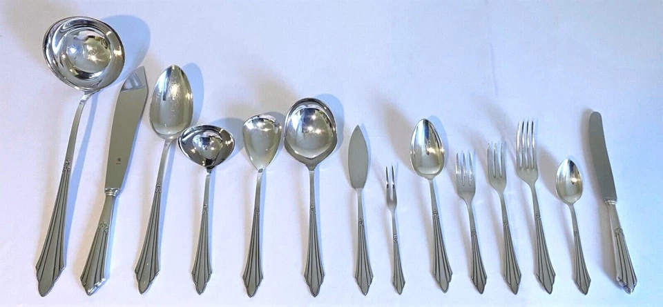 Antique Art Deco WMF Facher Silverplate Flatware-Germany-No Monogram-Your Choice - Image 1 of 1