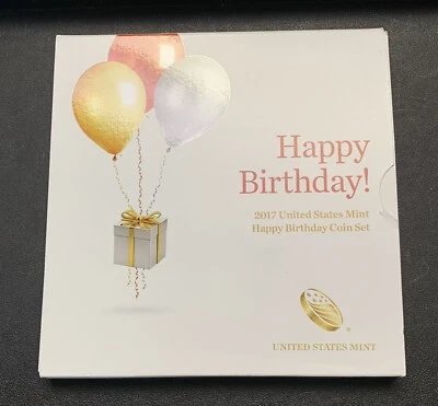 2017-S HAPPY BIRTHDAY 5 COIN PROOF SET US MINT - Image 1 of 2