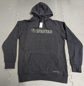 SPARTAN BY CRAFT POISE DARK GREY PULLOVER HOODIE - MEN'S SIZE M - Picture 1 of 11