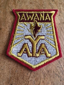 Vtg Awana International Clubs AYA Canada Sew On Patch Evangelical Church Club - Picture 1 of 4