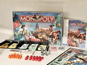 Monopoly Pixar Disney 2007 fast vollständig Brettspiel Toy Story Monster Autos + - Bild 1 von 12