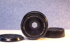 Yashica ML 50mm f2 prime lens for Contax Yashica C/Y mount Mint 