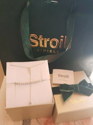 STROILI Argento 925 Silver Elegance Collana +  Bracciale Tennis - Immagine 1 di 4