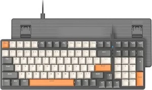 Wired Type-C Mechanical Keyboard Linear Switch for PC/Mac Gamer Typist -100Keys - Picture 1 of 17