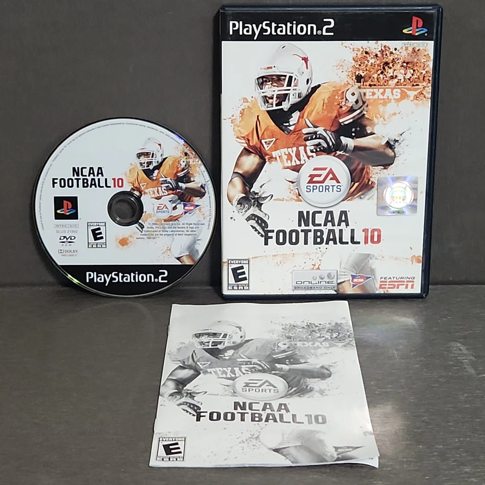 NCAA Football 10 PlayStation 2 PS2 Completo Reacondicionado Foto 1 de 4