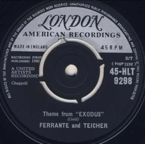 Ferrante & Teicher - Theme From "Exodus" / Twilight (7", Single) - Picture 1 of 2