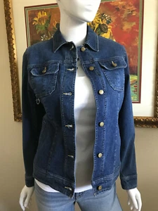 Jones New York Women's Denim Coat Jacket Size M Never Worn! - Picture 1 of 6