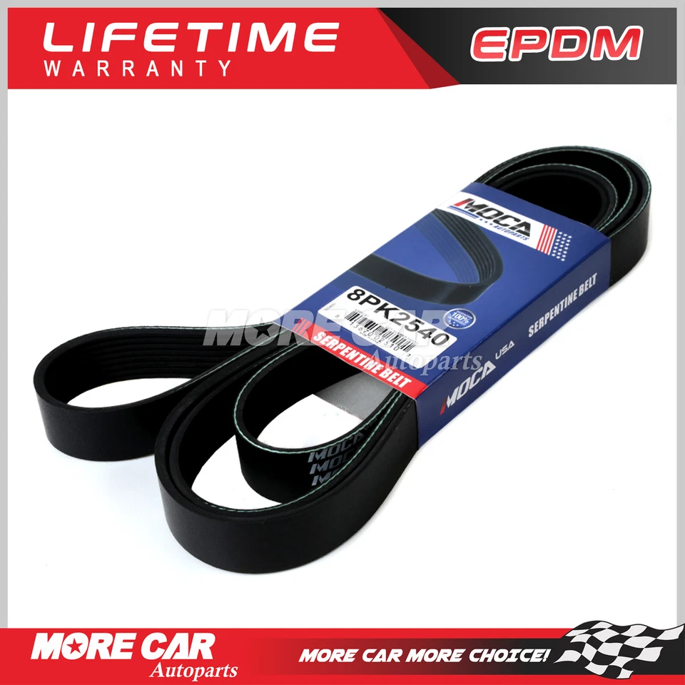 Cinturón Serpentine para 99-02 Ford F550 F450 F350 F350 F250 Super Duty 5,4 L 6,8 L Foto 1 de 4