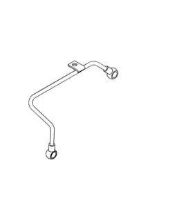 Genuine Cummins Fuel Line Fuel Supply Tube 6BT Case JCB Ram- 5260332 - Picture 1 of 4