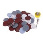 100-Piece 100-3000 Mixed Grit Sander Disc Sand Paper with Polish Pad Rod NEW