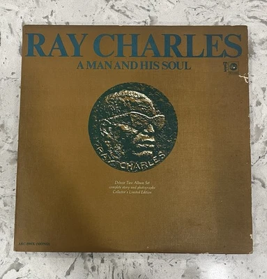 1967 RAY CHARLES A Man And His Soul Double 12" Vinyl Record Foto 1 de 4