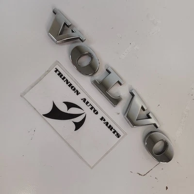 Volvo S80 1999-2006 tapa trasera maletero emblema letras OEM cromo "VOLVO" SOLO OEM Foto 1 de 3