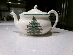 SPODE CHRISTMAS TREE TEAPOT - Picture 1 of 5