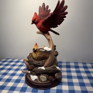 Bradford Exchange Cozy Cardinal’s Nature’s Masterpieces Singvogel Skulptur 2021 - Bild 1 von 12