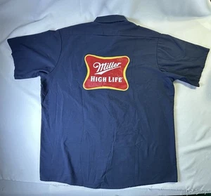 MILLER HIGH LIFE BEER DELIVERY GUY Navy Blue WORK SHIRT RED KAP Size XL 🍺🍺🍺🍺 - Bild 1 von 6