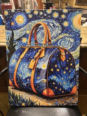 Van Gogh Limited Company Louis Vuitton Inspired Painting On Canvas - Image 1 of 2