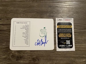 Fred Couples Signed Masters Golf Scorecard 1992 Champion US Open PGA JSA - Picture 1 of 2