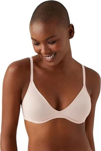 b.tempt'd Cotton to a Tee Scoop Underwire Bra Rose Smoke 36B - Picture 1 of 4